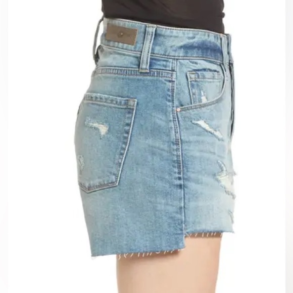 NWT! Nordstrom Women’s High Waist Boyfriend Cutoff Denim Shorts - Multiple Sizes - Picture 7 of 9